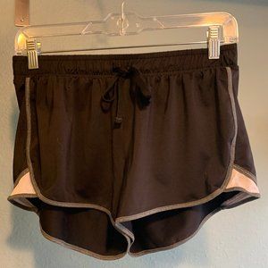 Girl's Black Running Shorts